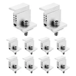 10pcs Solar Panel End Clamp Aluminum Z Brackets For Mounting Bracket. Fixed Price $31.77.