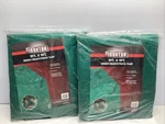 Ironton Green Drawstring Tarp 9ft X 4955411 Lot Of 2 New. Fixed Price $32.95.