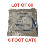 Lot Of X60 Commscope Uniprise Unc6 Cat6 Cat 6 Patch Cord Cable 6ft Blue. Fixed Price $99.99.