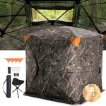 270 Hunting Blind Pop Up Tent 2-3 Person W/ Bag One-way Mesh For Deer Turkey. Fixed Price $124.99.