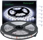 16.4ft/5m White Led Strip Lights, Waterproof & Cuttable 300 Smd 2835 Tape, 6000k. Fixed Price $19.99.