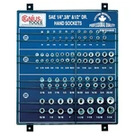 Genius Tools 85 Piece 1/4", 3/8" & 1/2" Dr. Sae Hand Socket Display Board - S.... Fixed Price $386.28.
