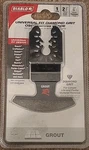 Diablo Dou16dgx 2-3/4" Universal Fit Diamond Grit Oscillating Blade For Grout. Fixed Price $19.99.