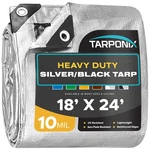 Tarponix 18' X 24' Dualsided Heavyduty Tarp 10 Mil Tearresistant Silver &. Fixed Price $69.30.