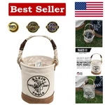 Klein Tools 5104mini Leather Bottom Mini Tool Bucket Durable & Compact 5.5". Fixed Price $39.86.