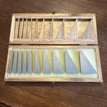 1 To 30 Angle, 3 Inch Long, Steel, Angle Block Set - Msc 06423008 W/wood Case. Fixed Price $50.00.