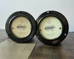 Lot Of 2 Aero Instrument Northrop Ventura Running Time Panel Meter Model 61134-2. Fixed Price $30.00.