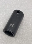 14mm Sk Hand Tool 3/8 Drive, 6 Point, Semi Deep Metric Impact Socket, Usa, 8984. Fixed Price $13.99.