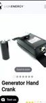 Lion Energy Generator Hand Crank. Fixed Price $59.00.