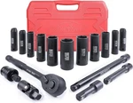 Seketman 17pcs 1/2-inch Drive Deep Impact Socket Set,sae(3/8-1"),6 Sae. Fixed Price $56.99.