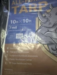 Guard Shield Black Tarp Waterproof 10x10 Feet Medium Duty All Purpose Poly Tarps. Fixed Price $19.99.