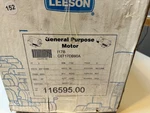 Leeson General Purpose Electric Motor 116595.00 3hp, 208-230/460v, C6t17db90a. Fixed Price $199.95.