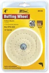 Ivy Classic 39125 Spiral Stitched 4-inch Cotton Muslin Buffing Wheel. Fixed Price $9.99.