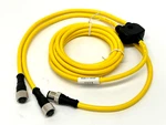 Banner Csb-m1288m1281 M12 Qd Splitter Cable 8-pin 8ft Trunk 1ft Branch. Fixed Price $90.24.