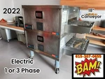2022 Ctx Middleby Marshall Dz33t Infrared Radiant Conveyor Pizza Double Oven. Fixed Price $14500.00.