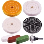 Swpeet 7pcs 4" Buffing Polishing Wheels Polish Pad 8pcs Kit With 3pcs.... Fixed Price $24.64.