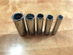 Sk 1/4 Drive 12pt Sae Deep Sockets New Nos Choose Your Size Made In Usa!. Fixed Price $5.99.