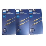Phillips 3.5mm Audio Cable - 3 Pack Gold. Fixed Price $17.99.