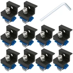 10pcs Solar Panel End Clamps Aluminum Alloy 30mm 35mm Black Clamp Brackets. Fixed Price $20.58.