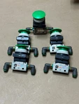 5x Pack Lot Smc Vm13 Mechanical Valve With Momentary Push Button On/off. Fixed Price $49.99.