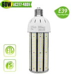 Ac277-480v 60w Led Corn Light Bulb E39 Mogul Base Replace 250w Mh Warehouse Lamp. Fixed Price $53.75.
