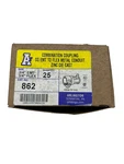 (lot 25)new Arlington 862 3/4" Comb Coupling Set Screw Emt To Flex Metal Conduit. Fixed Price $49.99.