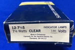 General Electric 12-7 1/2s Clear Indicator Lamp 7.5w. See Photos. Lot Of 3.. Fixed Price $45.00.