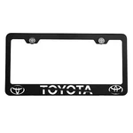Matte Black Laser Etched Custom Mirror License Plate Frame Cover Holder Tag Cap. Fixed Price $38.99.