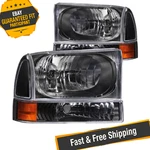 Anzo Usa 111080 Black Crystal Headlights W/ Corner Lights. Fixed Price $195.03.