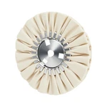 Qzattcaen 8" White Airway Buffing Wheel,5/8'' Arbor Hole,16 16plys, Fine 1pc. Fixed Price $20.08.