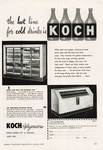 Vtg 1949 Print Ad Koch Refrigerator Hot Cold Drinks Beverage Case. Fixed Price $8.24.