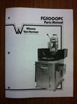 Winona Van Norman Model Fg5000pc Flywheel Grinder Supplemental Manual. Fixed Price $9.78.