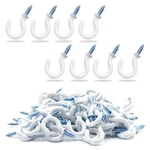 Phituoda 50pcs 1/2-inch Cup Hooks Ceiling Hooks, 1/2 Inch, 50 Pcs, White. Fixed Price $7.76.