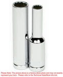 8mm 12pt Deep 1/4"drive Supertorque High Polished Chrome Sockets 2pc. Fixed Price $10.74.