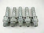 Dixon 3510 Steel Barbed Male Nipple, 5/8" Npt X 1/2" Hose, Lot Of 5. Fixed Price $10.00.