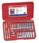 Genius Tools 55 Piece 1/4" Dr. Metric & Sae Hand Socket Set - Gs-255ms. Fixed Price $143.76.