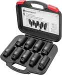 Powerbuilt 9 Piece Deluxe Axle Nut Socket Set, Tools For Removing Front Wheel Ax. Fixed Price $56.24.