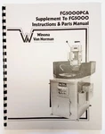 Winona Van Norman Fg5000pca Flywheel Grinder Manual. Fixed Price $17.82.