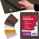 Ccs Waterproof Canvas Tarp Cover Heavy Duty Duck Cloth, Waxed Tarpau.... Fixed Price $108.36.