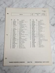 Parker Sweeper Vac 35 Pv 3061 30 Production Year 1961 Section 11 Parts List. Fixed Price $20.99.