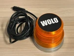 Wolo Led Amber Flashing Warning Light, 12v Lighter Plug-in Tested Works. Fixed Price $14.95.