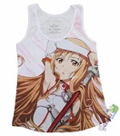 **legit** Sword Art Online Anime Asuna With Authentic Tank Top Shirt#83060. Fixed Price $24.95.
