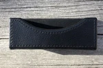 See Jane Work Faux Pebbled Leather Business Felt Card Holder, B. Fixed Price $7.00.