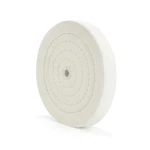 Scottchen Buffing Polishing Wheel 8" X 5/8" Arbor 70ply White Fine Cotton.... Fixed Price $21.64.