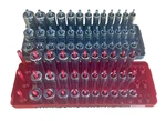 Gearwrench 1/4 Metric & Sae Shallow Mid Deep 6 Point Sockets W/ Trays Semi-deep. Fixed Price $199.99.