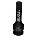 Jeuclel 12mm Hex Impact Bit Socket, H8 1/2-inch Drive Allen H12. Fixed Price $11.94.
