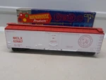 Roundhouse-mid Central Limited-50' Boxcar #62687-built Kit-ho Scale. Fixed Price $11.90.