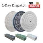Purui 6pc 6" Stainless Steel Polishing Kit For Bench Grinder. Fixed Price $26.99.