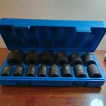 Epauto 1/2-inch Drive Sae Shallow Impact Socket Set, One Size, Blue/black. Fixed Price $30.00.