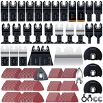 Connoo 158 Pack Oscillating Saw Blades, Tool Blades 96pcs, Black. Fixed Price $39.53.